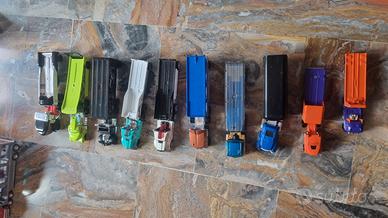 10 hot wheels camion rimorchio