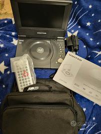 Lettore dvd piccolo nero da viaggio nuovo