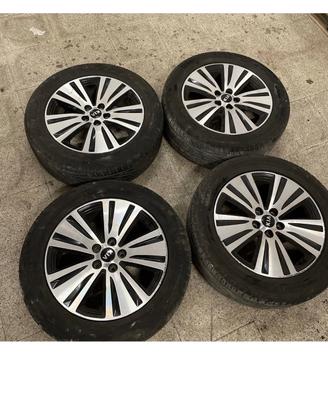 Cerchi e gomme kia Sportage da 235/55/18