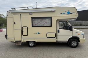 CAMPER HYMER 5 POSTI 1990 FIAT 2.5 D KM 130000
