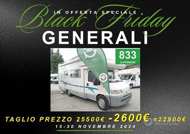 BLACK FRIDAY CAMPER ADRIA DUCATO MANSARDATO 6 POST