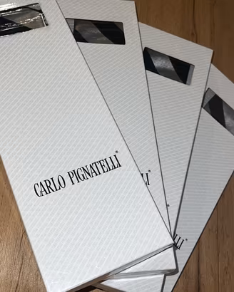 CARLO PIGNATELLI Cravatta Uomo NUOVA Sigillata