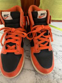 Nike Dunk High Vintage Arancio e Nero