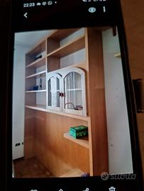 libreria legno massello 