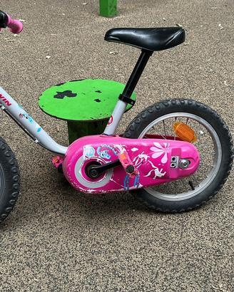 Bicicletta B’Twin decathlon 14”pollici bambina