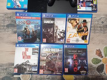 PlayStation 4 (500 GB) + Giochi + Accessori