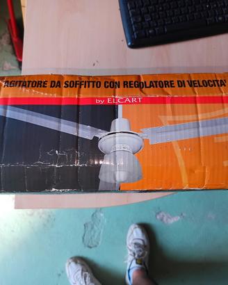 Ventilatore da soffitto Elcart con luce integrata 