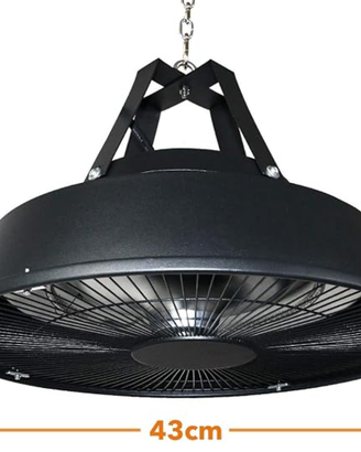 Riscaldatore Radiante Elettrico a Infrarossi 1500W