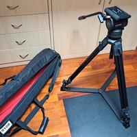 Cavalletto video Sachtler DV 6 SB con testa fluida