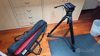 Cavalletto video Sachtler DV 6 SB con testa fluida