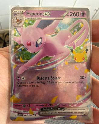 Pokemon Espeon ex 30 anniversario