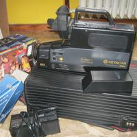 Video Camera vintage Hitachi completa funzionante