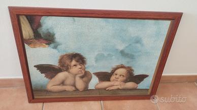Quadro angeli angioletti 76 x 56 cm