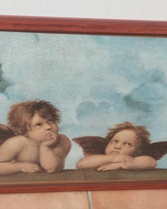 Quadro angeli angioletti 76 x 56 cm