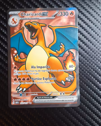 charizard ex 183/165 pokemon mew 151 ita nm