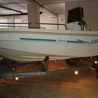 BARCA SAVER OPEN 4,50 + MOTORE 40cv € 3.700