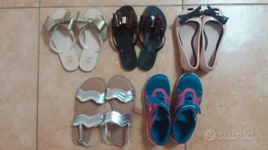 Scarpe bambine marca Melissa e Champion