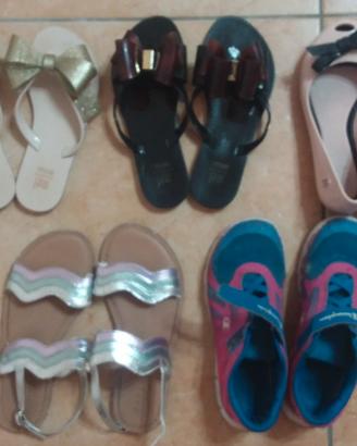 Scarpe bambine marca Melissa e Champion