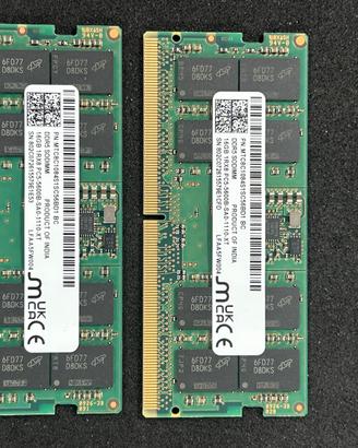RAM 2x16gb SODIMM 5600