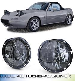 Coppia fanali anteriori neri per Mazda MX5 NA 90-9