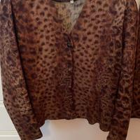 COMPLETO GIACCA E GONNA LEOPARDATO 