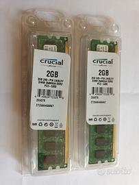 Modulo Ram DDR2 2Gb PC2-5300