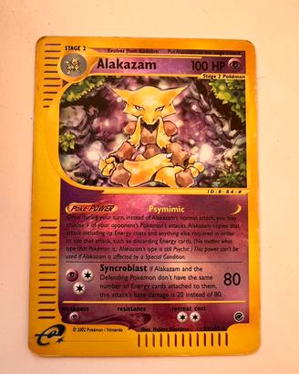 Carta pokemon Alakazam holo