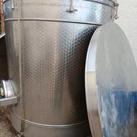 BOTTE INOX 1000 LT CONTENITORE per VINO