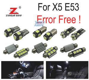 KIT 20 LAMPADE LED INTERNE BMW X5 E53 2000-2006