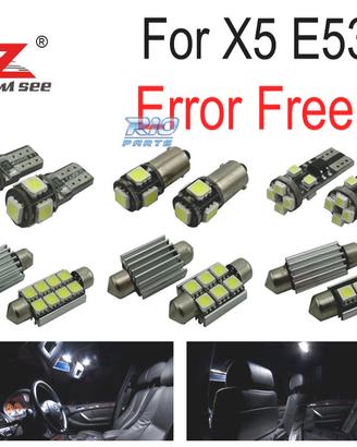 KIT 20 LAMPADE LED INTERNE BMW X5 E53 2000-2006