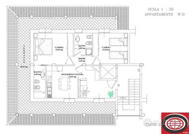 Attico / Mansarda di 119 m² con 3 locali e box aut
