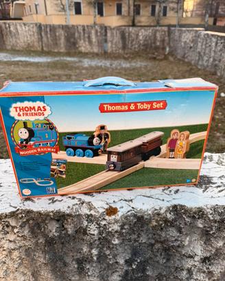 SET TRENINO IL LEGNO Thomas and Toby (LC99777)