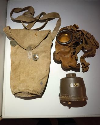maschera anti gas militare ww2 