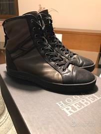 Hogan rebel  originali donna nero/bronzo 36,5