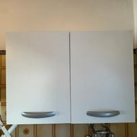 Pensile cucina bianco per piatti