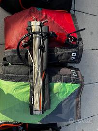 Kite Slingshot Raptor 8m/10m più Barra