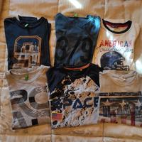 Lotto 6 maglie ragazzo 12 anni