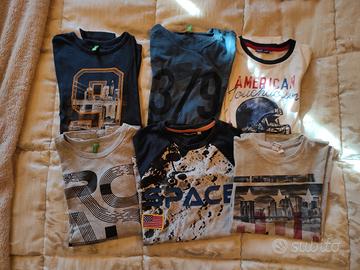 Lotto 6 maglie ragazzo 12 anni