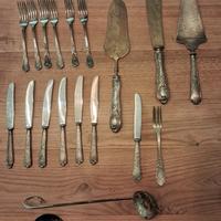 serie posate argentate vintage