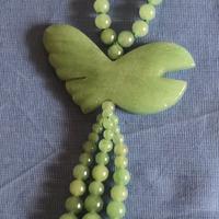 Collana con pesce in VERA GIADA