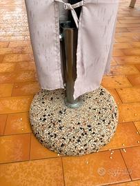 Basi in cemento per gazebo e ombrelloni