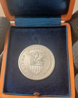 50 cents filipinas 1918 S argento 