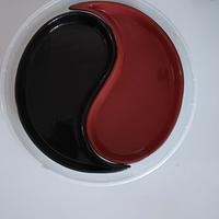  8 piattini  in ceramica yin yang 