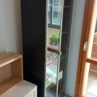 Libreria con ante in vetro
