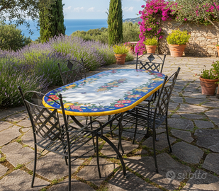 TAVOLO IN PIETRA LAVICA MIS. 200X100 CM. IN ITALIA