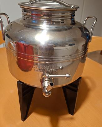 Bidoncino olio acciaio inox 18/10marca Sansone 