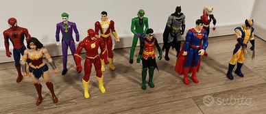 Action Figure DC e Marvel - 11 pezzi