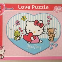 puzzle a cuore di Hello Kitty da 250 pezzi