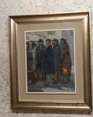 Garosio Ottorino opera olio su tela 41x50