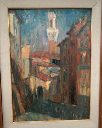 QUADRO GEDE' DANILO 70 X 50 PIU' CORNICE